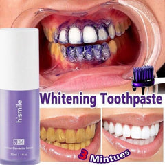 New Deal Teeth Brightening Hismiles V34 Colour Corrector Serum + Micro Nano Tooth Brush For Sensitive Gums Toothbrush